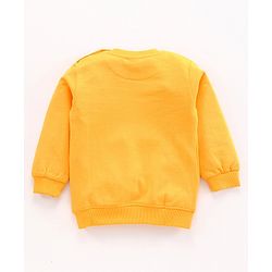 Babyhug Full Sleeves Sweatshirt Space Print Pack of 2 - Yellow Blue