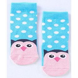 Cute Walk by Babyhug Cotton Blend Ankle Length Anti Bacterial Socks Multi Print Pack of 5 - Multicolour