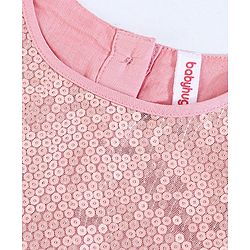 Babyhug Sleeveless Choli & Lehenga With Dupatta - Pink