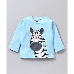 Babyhug Full Sleeves Animal Print Tee Pack of 7 - Multicolor