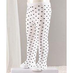 Cute Walk by Babyhug Cotton Striped Antibacterial Footed Tights - Red