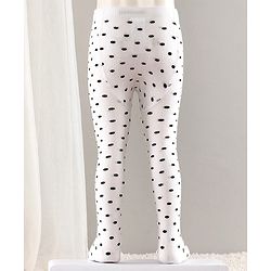 Cute Walk by Babyhug Cotton Striped Antibacterial Footed Tights - Red