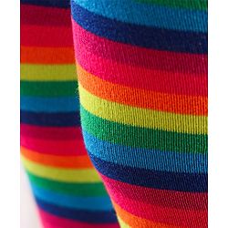 Cute Walk by Babyhug Full Length Anti-Bacterial Striped Tights - Multicolor