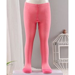 Cute Walk by Babyhug Cotton Antibacterial Footed Tights - Pink