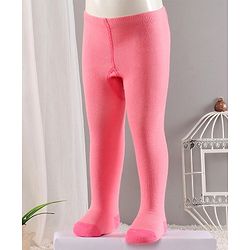 Cute Walk by Babyhug Cotton Antibacterial Footed Tights - Pink