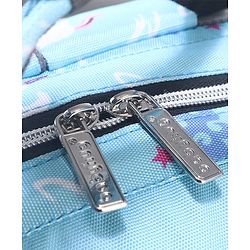 Babyhug Diaper Backpack Unicorn Print - Blue