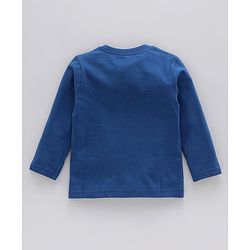 Babyhug Full Sleeves Tee Bus Print Pack of 2 - Red Blue