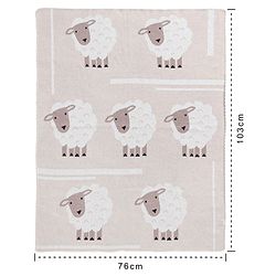 Babyhug Knitted Gift Set Giraffe Print Pack Of 5 - Orange