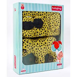Babyhug Knitted Gift Set Giraffe Print Pack Of 5 - Orange