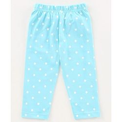 Babyhug Full Sleeves Night Suit Cat Print - Pink