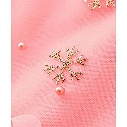 Babyhug Sleeveless Party Frock With Corsage - Peach
