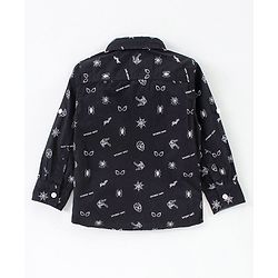 Babyhug Full Sleeves Shirt - Black