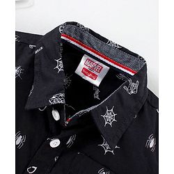 Babyhug Full Sleeves Shirt - Black