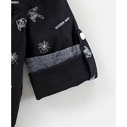 Babyhug Full Sleeves Shirt - Black