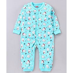 Babyhug 100% Cotton Full Sleeves Printed Romper Pack of 2 - Multicolor
