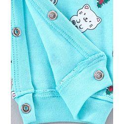 Babyhug 100% Cotton Full Sleeves Printed Romper Pack of 2 - Multicolor