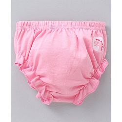 Babyhug 100% Cotton Antibacterial Bloomers Multi Print Pack Of 3 - Pink