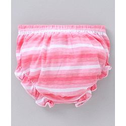 Babyhug 100% Cotton Antibacterial Bloomers Multi Print Pack Of 3 - Pink