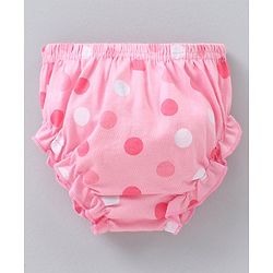 Babyhug 100% Cotton Antibacterial Bloomers Multi Print Pack Of 3 - Pink