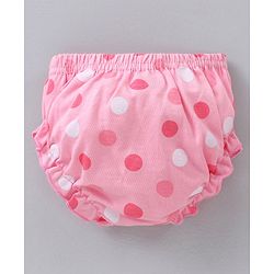 Babyhug 100% Cotton Antibacterial Bloomers Multi Print Pack Of 3 - Pink
