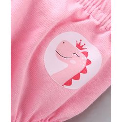Babyhug 100% Cotton Antibacterial Bloomers Multi Print Pack Of 3 - Pink