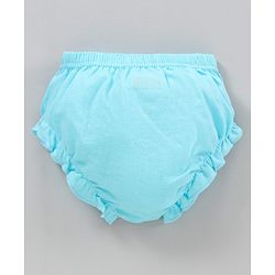 Babyhug 100% Cotton Antibacterial Bloomers Printed Pack of 3 - Blue Yellow Pink
