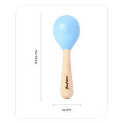 Babyhug Maracas Wooden Rattle Toy Set of 2