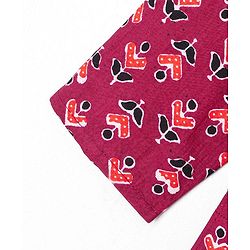Babyhug Full Sleeves Kurta Floral Print - Maroon
