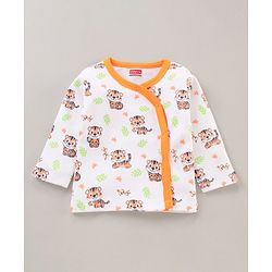 Babyhug 100% Cotton Full Sleeves Vest Pack of 3 - Pink