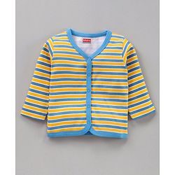 Babyhug 100%Cotton Full Sleeves Vests Pack of 7 - Multicolour