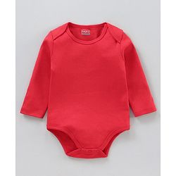 Babyhug 100% Cotton Full Sleeves Solid Onesies Pack of 5 - Multicolor