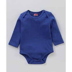 Babyhug 100% Cotton Full Sleeves Solid Onesies Pack of 5 - Multicolor