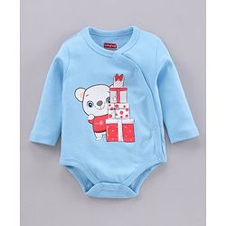 Babyhug 100% Cotton Full Sleeves Onesies Pack of 3 - Multicolor