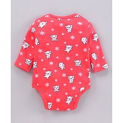 Babyhug 100% Cotton Full Sleeves Onesies Pack of 3 - Multicolor