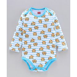 Babyhug 100% Cotton Full Sleeves Onesies Pack of 3 - Multicolor