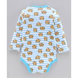 Babyhug 100% Cotton Full Sleeves Onesies Pack of 3 - Multicolor