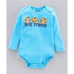 Babyhug 100% Cotton Full Sleeves Onesies Pack of 3 - Multicolor