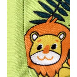 Babyhug Insulated Lunch Bag With Safari Print - Green (Slight Print May Vary)