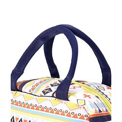 Babyhug Portable and Reusable Insulated Lunch Bag With Strips Print|For School,Travel and Outdoors|Premium & Easy to Carry| - Color May Vary