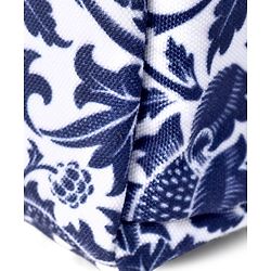 Babyhug Portable and Reusable Insulated Lunch Bag with Floral Print|For School,Travel and Outdoors|Premium & Easy to Carry| - Blue