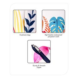 Babyhug Portable and Reusable Insulated Lunch Bag With Forest Print|For School,Travel and Outdoors|Premium & Easy to Carry| (Colour May Vary)