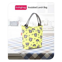 Babyhug Insulated Lunch Bag With Koala Print - Yellow