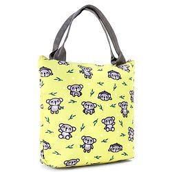 Babyhug Insulated Lunch Bag With Koala Print - Yellow