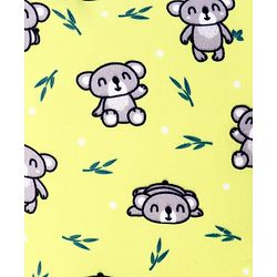 Babyhug Insulated Lunch Bag With Koala Print - Yellow