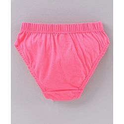 Babyhug 100% Cotton Panties Pack of 3 - Blue Pink