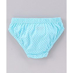 Babyhug 100% Cotton Panties Pack of 3 - Blue Orange White