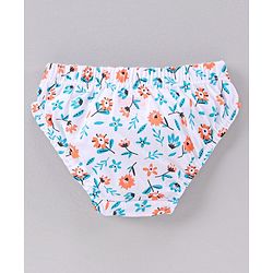 Babyhug 100% Cotton Panties Pack of 3 - Blue Orange White