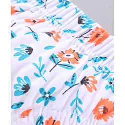 Babyhug 100% Cotton Panties Pack of 3 - Blue Orange White