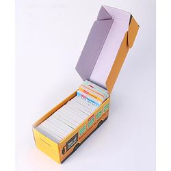 Babyhug School Bus Board Books- Set of 20| Back to Back 22 Pages| Basic Concepts|Early Learning Pocket-Sized Pre-School book|Premium & Handy|Ideal for Gifting