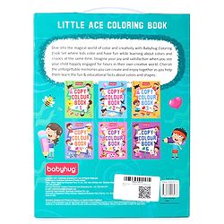 Babyhug Little Ace Coloring Books Set of 6 - English